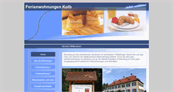 Desktop Screenshot of fewo-kolb.de